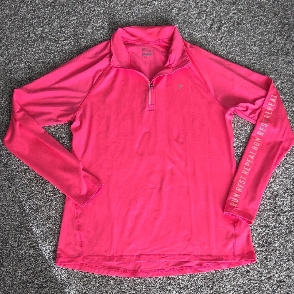 Old Navy Active Go Dry Pink Long Sleeve Size XL
